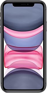 Apple iPhone 11, 64GB, Unlocked - Black (Renewed)